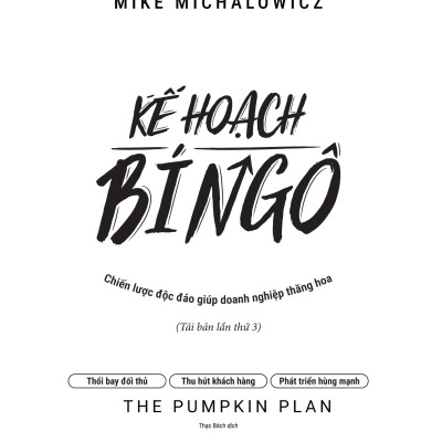 Sách - Kế Hoạch Bí Ngô - The Pumpkin Plan - Chiến Lược Độc Đáo Giúp Doanh Nghiệp Thăng Hoa (Tái Bản 2025)