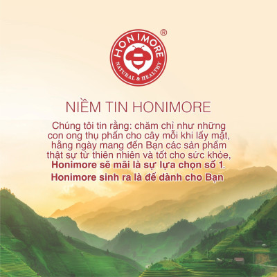 Mật ong tinh nghệ Honimore 15500mg Curcuminoid loại đặc biệt | Dành cho người dạ dày | Tăng cường miễn dịch | 360g