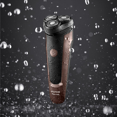 Máy Cạo Râu Flyco 3 Lưỡi Kép FS317VN Thân Máy Kháng Nước Sạc Nhanh 1 Giờ - Hàng Chính Hãng