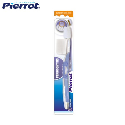 [ Mua 2 tặng 1 chỉ kẽ răng ]  Bàn chải bảo vệ men răng PIERROT PERIODONTITIS