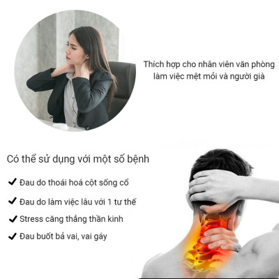 Đai cổ hơi kéo giãn cổ - Thiết bị nâng cổ hơi - Dụng cụ nâng cổ YUWELL TYPE A - TYPE A - Hỗ trợ các bệnh đau mỏi vai gáy