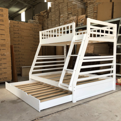 [Miễn phí vận chuyển, lắp đặt] Giường tầng xuất khẩu Exeter 1m/1m4 thang liền - IBIE