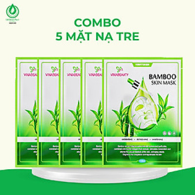 COMBO MẶT NẠ TRE NON BESKINATY HÀN QUỐC DƯỠNG ẨM, NGĂN NGỪA LÃO HÓA DA