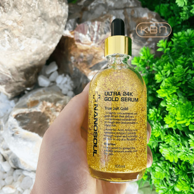 Tinh Chất Vàng 24k Hàn Quốc - Ultra 24k Gold Serum Nanosoul - Chống Lão Hóa, Xóa Nhăn - 105ml (Hàng Chính Hãng)