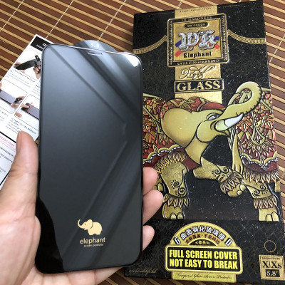 Miếng dán Cường Lực dành cho iPhone X/XS  WK Elephant 3D Bảo Vệ Toàn Diện - Siêu cứng ; Chống bám vân tay  - Hàng chính hãng