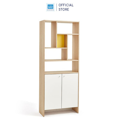 Kệ Giày Gỗ Ngăn Phòng Đa Năng SIB Decor Để Sách, Đồ Trang Trí Hiện Đại KG32