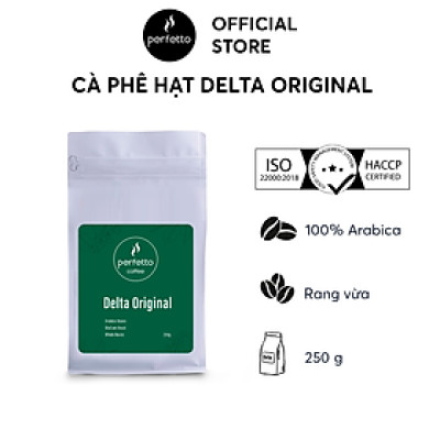 Cà phê hạt Perfetto - Delta Original (250g)