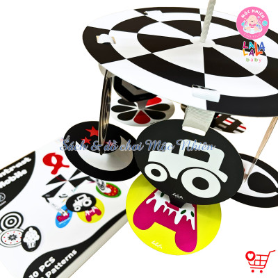 Đồ Chơi Treo Cũi Treo Xe Đẩy Kích Thích Thị Giác Cho Bé Sơ Sinh 0-6 Tháng - Hiệu Lalala Baby