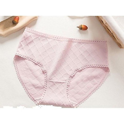 Quần Lót Cotton Kháng Khuẩn Viền Ren ( Mã B296)