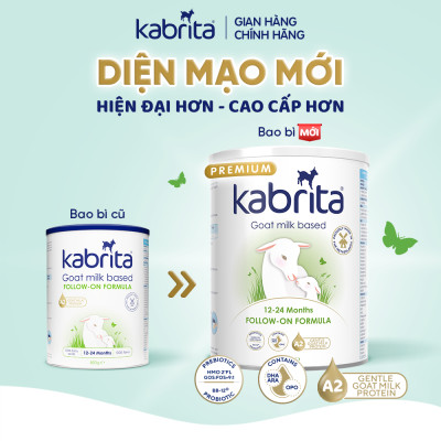 Sữa dê Kabrita số 2 cho trẻ từ 12- 24 tháng - Lon 800g