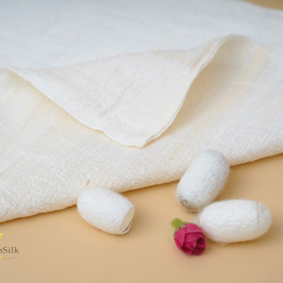 Khăn Mặt Cao Cấp 100% Từ Lụa Tơ Tằm Cao Cấp 45*30cm, Khăn Massage SenSilk Sạch Dạ Bớt Mụn