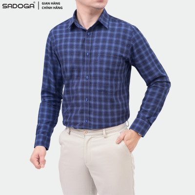 Áo Sơ Mi Nam Sadoga Dài Tay Chất Liệu Bamboo Thoáng Mát Thấm Hút Mồ Hôi 399D