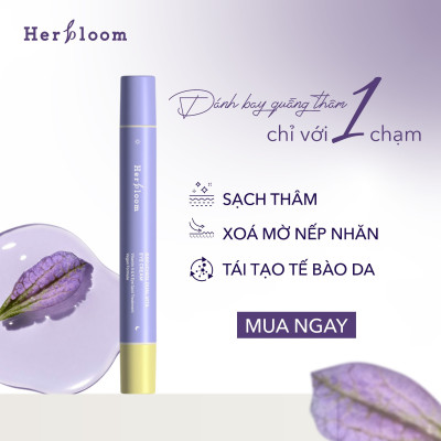 Kem Mắt Herbloom Chống Quầng Thâm Bakuchiol Dual Vita Eye Cream 2in1 (ngày & đêm) 16ML