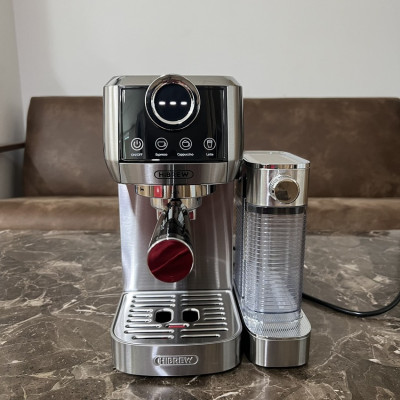 Máy pha cà phê Espresso bán tự động Espresso, Latte, Cappuccino thương hiệu Mỹ cao cấp HiBREW H13A - Hàng Nhập Khẩu
