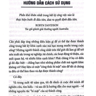 Những Nguyên Tắc Thành Công - Thực Hành