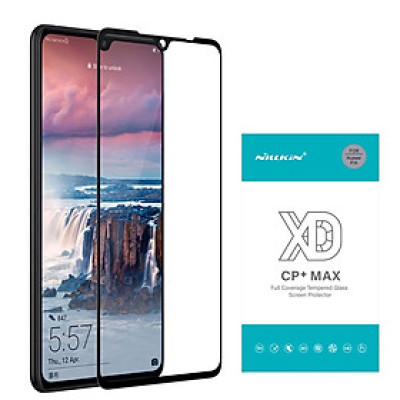 Miếng dán cường lực 3D full màn hình  cho Huawei P30 hiệu Nillkin XD CP + Max (Chất liệu kính ACC nhật bản, Full 3D, độ nét HD, vát mỏng 0.3mm) - Hàng chính hãng