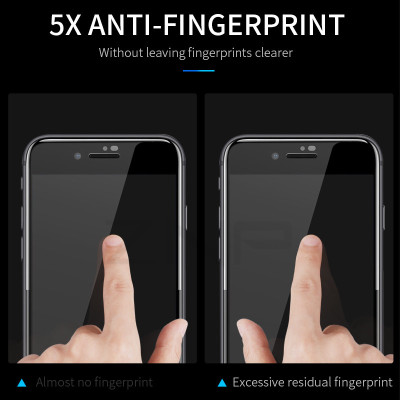 Miếng dán kính cường lực Full 10D cho iPhone 6 Plus / 6s Plus Hiệu Vmax (Phủ Nano, Vát 10D, mài cạnh 2.5D, hiển thị Full HD) - Hàng chính hãng