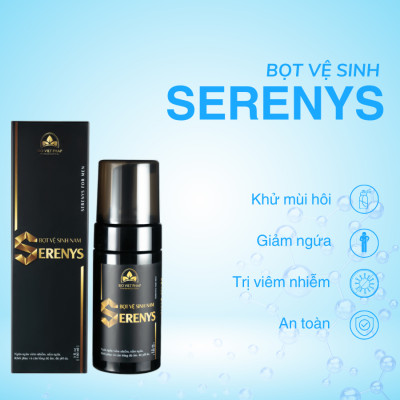 Dung dịch vệ sinh nam Serenys dạng bọt 100ml - Khử mùi hôi ở nam
