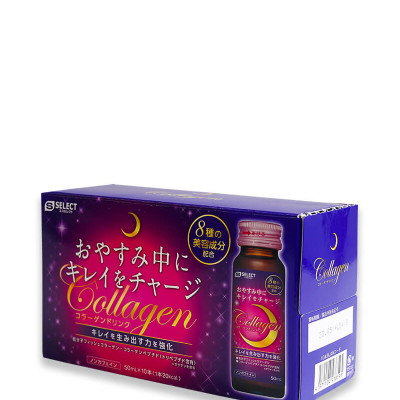 [DATE T11.2025] Combo 3 Hộp Nước Uống Đẹp Da Collagen S Select Nhật Bản Liệu Trình Trẻ Hóa, Dưỡng Sáng Da Hoàn Hảo (30 Lọ)