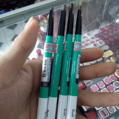 Chì mí kết hợp chì mày siêu tiết kiệm MiraCulous Hàn Quốc #02 nâu cafe tặng kèm móc khoá