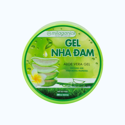 Gel Nha Đam Milaganics Giữ Ẩm Cho Da (Hũ 300ml)