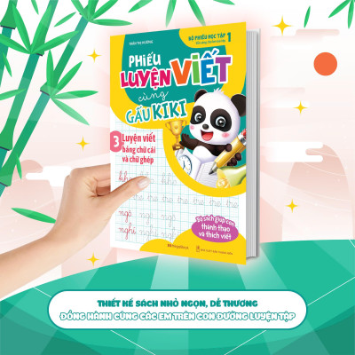 Sách - Phiếu Luyện Đọc Luyện Viết Cùng Gấu Kiki - Combo 4 Cuốn - Megabook