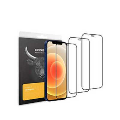 Miếng Dán Cường Lực MIPOW KINGBULL PREMIUM HD (2.7D) cho các dòng iPhone 12 - Hàng chính hãng