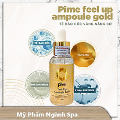 TẾ BÀO GỐC VÀNG TRẺ HÓA NÂNG CƠ PIME FEEL UP AMPOULE GOLD 50ML