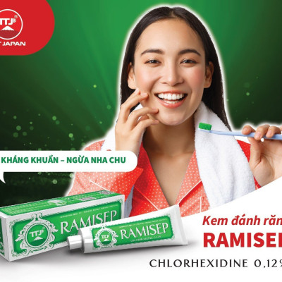 KEM ĐÁNH RĂNG RAMISEP CHLORHEXIDINE 0.12%