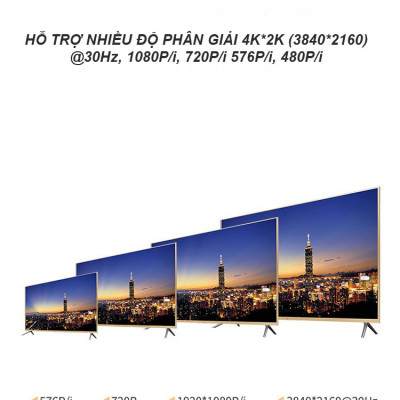 Unitek V109A - Bộ Chia HDMI 1 ra 4 Độ Phân Giải 4K HD Hỗ Trợ 3D Khoảng Cách Truyền Lên Tới 30m Kèm Nguồn AnZ - Hàng Chính Hãng