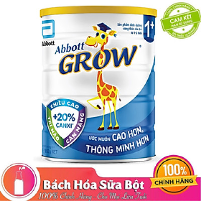 Sữa Abbott Grow 1+ 850g (1-2 tuổi)