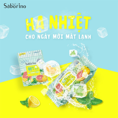Mặt Nạ Dưỡng Ẩm Buổi Sáng Hương Bạc Hà 32 Miếng Saborino Morning Facial Sheet Mask Minty Fresh N