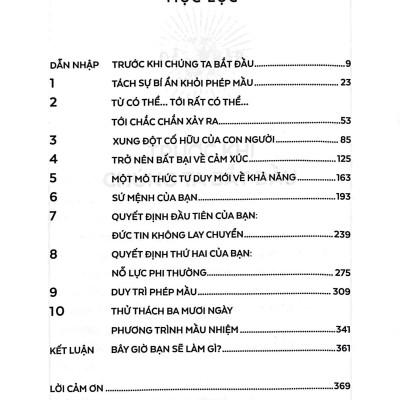 The Miracle Equation - Phương Trình Mầu Nhiệm