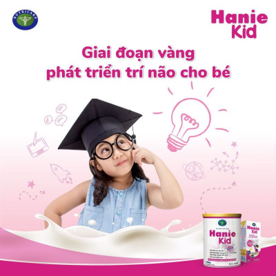 Sữa bột tốt cho bé Nutricare Hanie Kid 0+, dinh dưỡng cho trẻ biếng ăn, suy dinh dưỡng (800g)