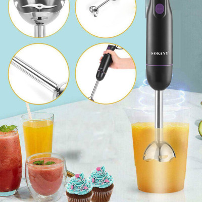 Máy xay cầm tay đa năng công suất 300W SOKANY SK-1705, xay nhuyễn mọi thực phẩm nhanh, tiện lợi, dễ dàng vệ sinh - HÀNG CHÍNH HÃNG