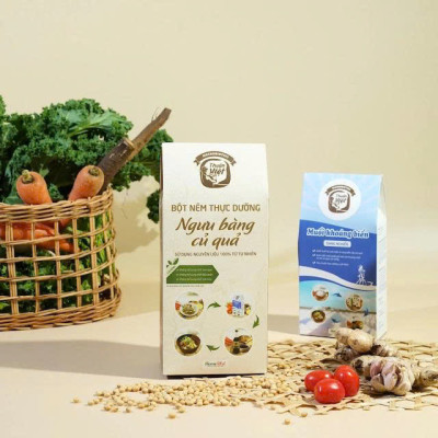 Bột Nêm Thực Dưỡng Ngưu Bàng Củ Quả Homefood 400g/ 800g - Gia Vị Cho Cả Gia Đình, Ăn Chay, Tự Nhiên