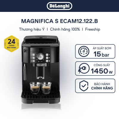 [Hàng chính hãng] Máy pha cà phê tự động DeLonghi Magnifica S ECAM12.122.B