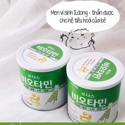 Men vi sinh Ildong Foodis Hàn Quốc hỗ trợ tiêu hóa, hấp thụ dinh dưỡng, ngăn ngừa rối loạn tiêu hóa, Bổ sung vitamin và khoáng chất từ sữa non - OZ Slim Store