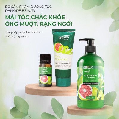 Dầu xã mềm mượt tóc ngăn ngừa chẻ  ngọn cao cấp độc quyền Damode Pink Grapefruit Conditioner chai 170ml
