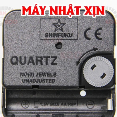 Máy Đồng Hồ Treo Tường Kim Trôi Nhật Bản Shinfuku – Siêu Tĩnh, Chạy Êm, Siêu Bền – BH 5 Năm