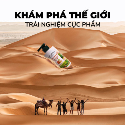 Dầu xả NATUFRÈS Moroccan Secret Tinh dầu Argan - Dưỡng tóc, suôn mượt, ngăn ngừa tóc khô, hư tổn 250ml