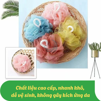 Bộ Găng Tẩy Da Chết + Dây Kỳ Lưng + Bông Tắm Bộ Chăm Sóc Da Body Chuyên Sâu  Combo Tắm Sạch - Da Mịn 3 Trong 1
