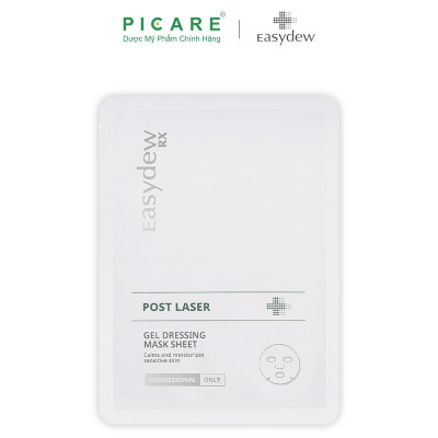 Mặt Nạ Easydew Rx Phục Hồi, Giảm Kích Ứng Post Laser Gel Dessing Mask Sheet (Hộp 5 cái)
