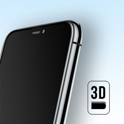 Kính cường lực dành cho iPhone Xs Max Full 3D MIPOW KING BULL chống nhìn trộm - Hàng chính hãng