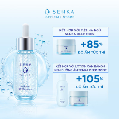 Serum dưỡng ẩm và chống lão hóa Senka Deep Moist 3X HA 30ml