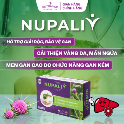 Viên uống Nupaliv hỗ trợ giải độc, mát gan, phục hồi chức năng gan (30 viên) - Nutramed