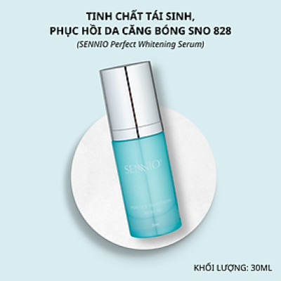 Serum trắng da Sennio Perfect Whitening Serum dưỡng ẩm da mặt tái tạo và phục hồi da 30ml SNO 828