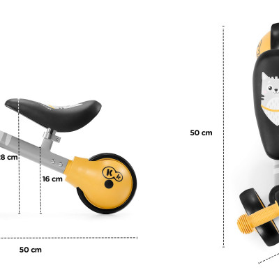 Xe chòi chân cho bé từ 1-3 tuổi khung thép cao cấp Kinderkraft Cutie  50 x 22 x 37 cm