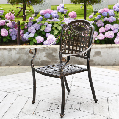 Bộ Bàn Ghế 80cm Sân Vườn Ngoài Trời Outdoor Ban Công (100% Nhôm Đúc) Hàng Nhập Khẩu 100%.