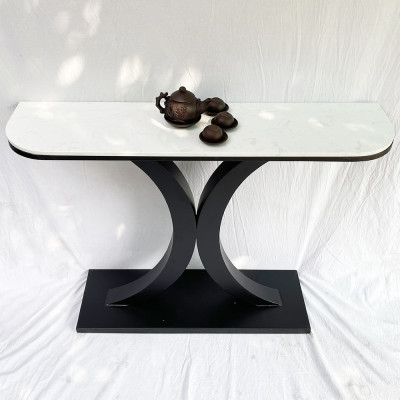 Bàn console, bàn trang trí mặt đá bo cạnh Juno sofa CSTCT021 120x30x85 cm nhiều màu lựa chọn